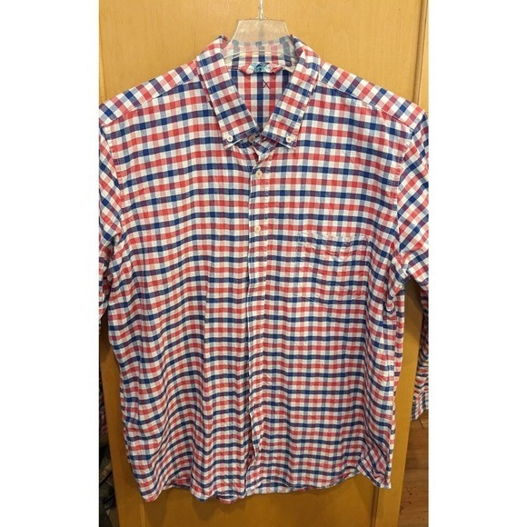 Boden Check Shirt Button Down with Pocket Size‎ XXL Mens Plaid Cotton - Picture 1 of 3